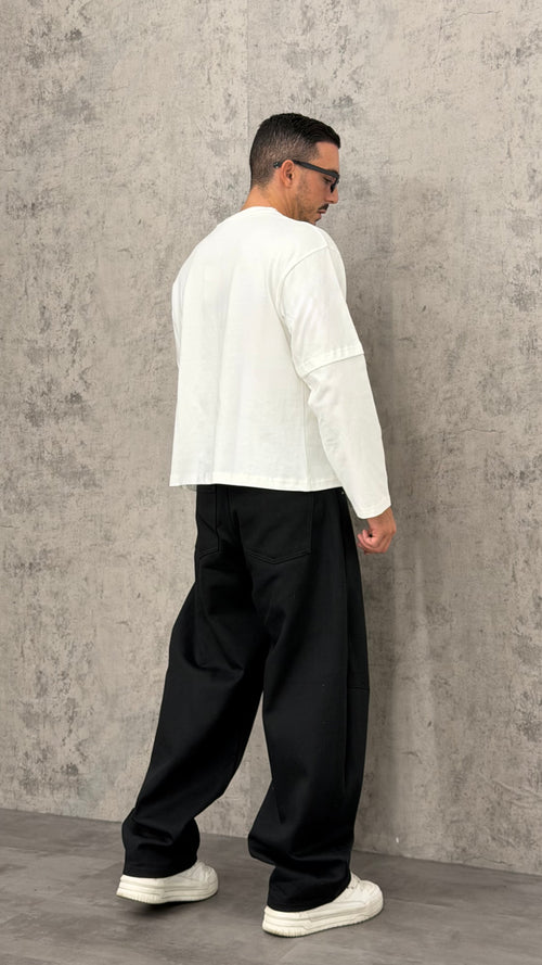 Maglia Longsleeve Overfit Crop