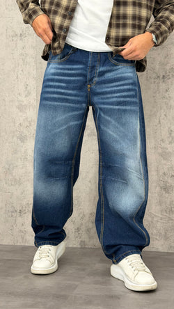 Jeans Ballon Blue Faded