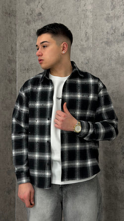 Camicia Check Spark Black