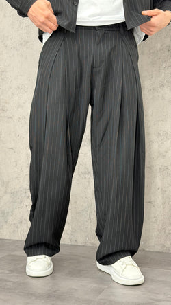 Pantaloni Wide Stripe Taylored