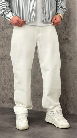 Jeans Balloon Cream