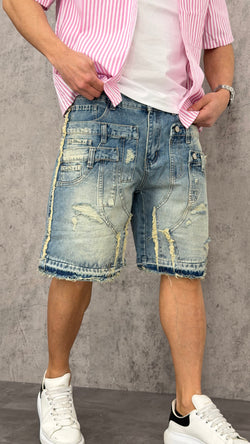 Pantaloncino Jeans Triple Button