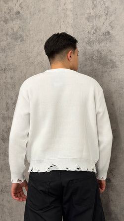 Maglione Ripped Crewneck