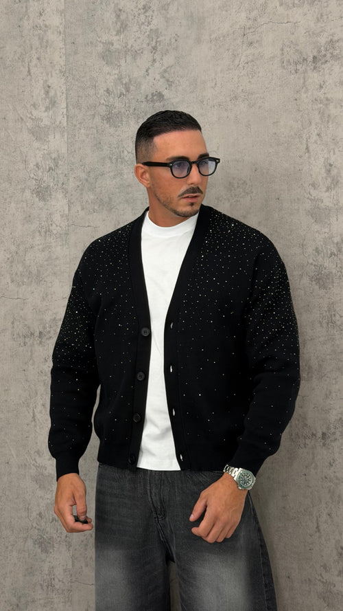 Cardigan Black Shine