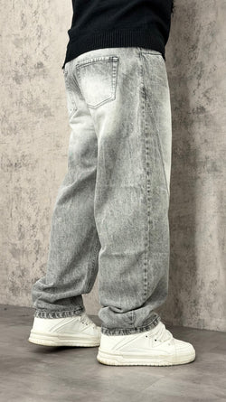 Jeans Balloon Grey Faded