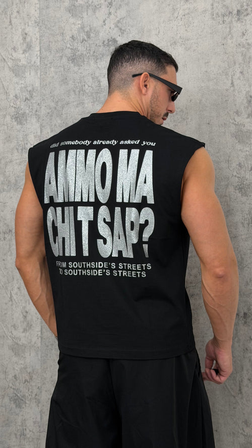 T-Shirt smanicata AMMO MA CHI T'SAP
