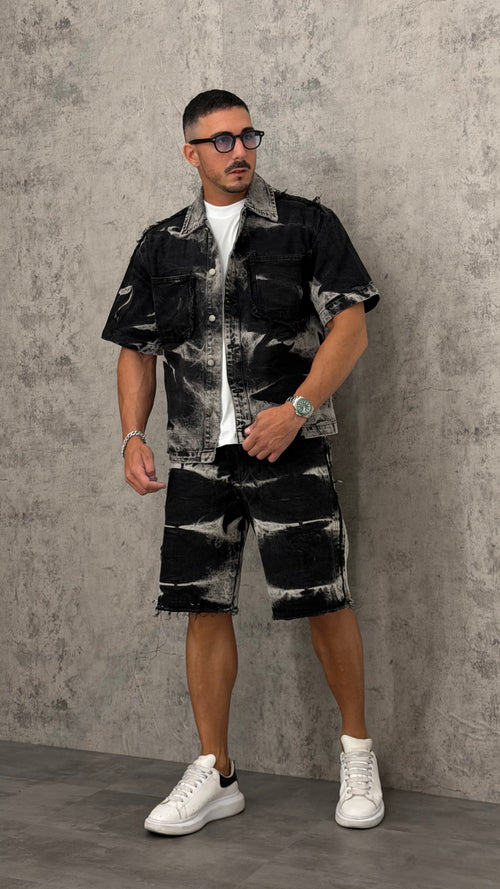 Coordinato Jeans Grey Fade