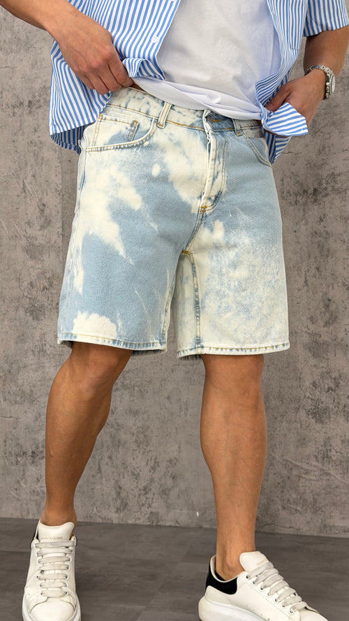 Pantaloncino Jeans Ice Washed