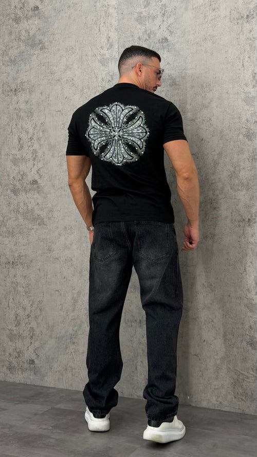 Jeans Baggy Shine Cross