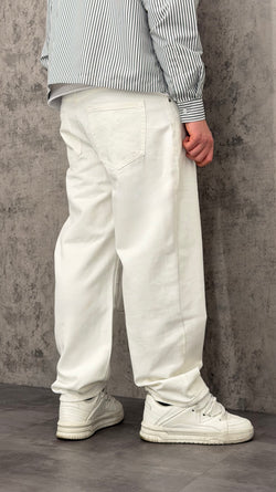Jeans Balloon Cream