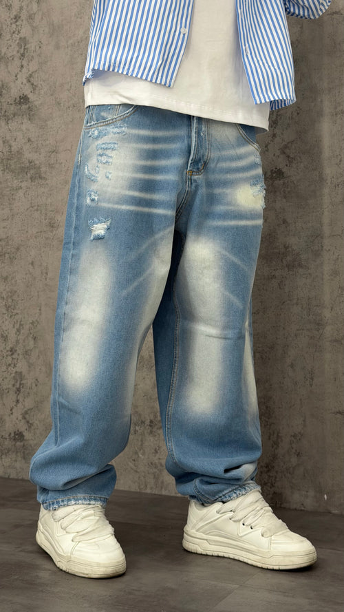 Jeans Baggy Sky Fade