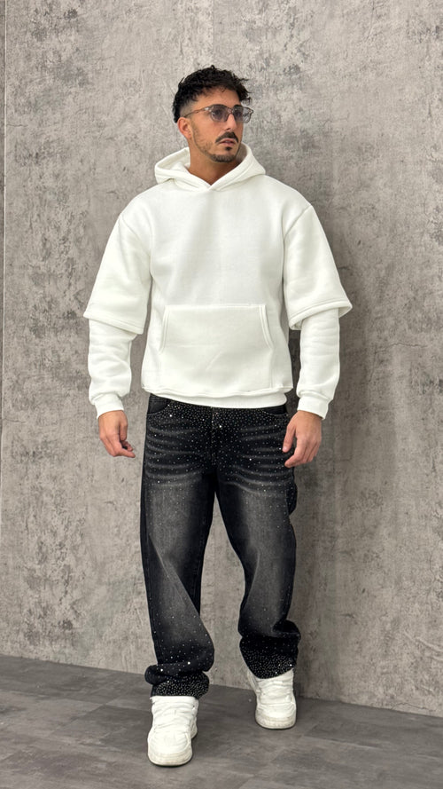 Felpa Layered Sleeve