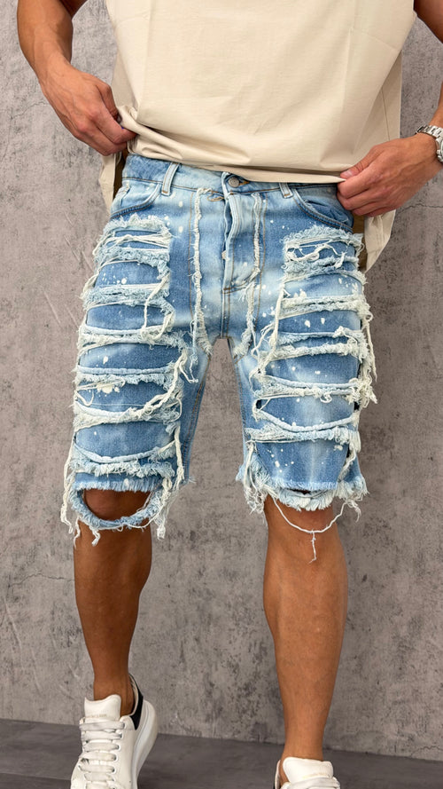 Pantaloncino Jeans Destroyed