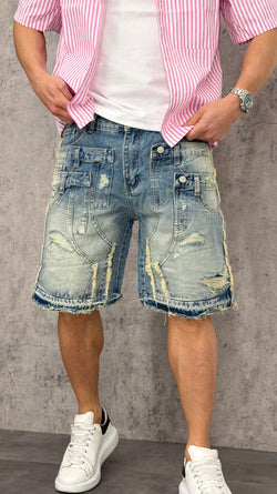 Pantaloncino Jeans Triple Button