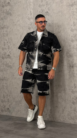 Coordinato Jeans Grey Fade