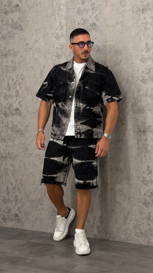 Coordinato Jeans Grey Fade