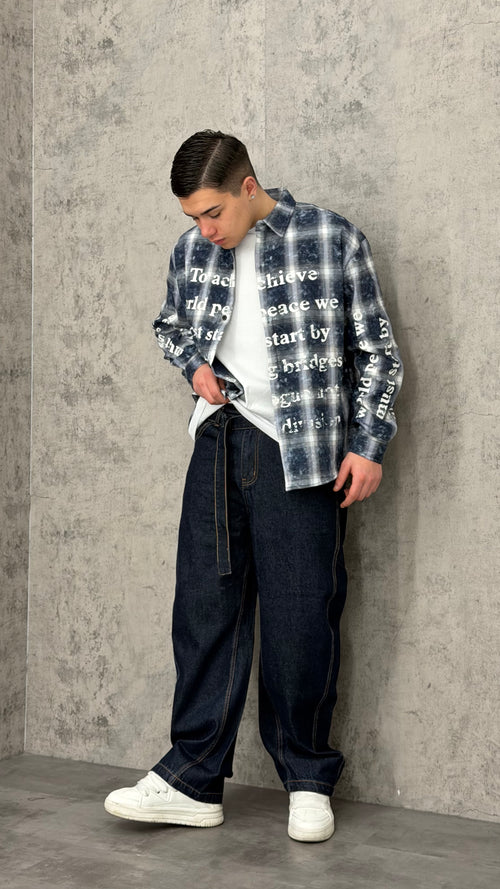 Jeans Balloon Belt Down