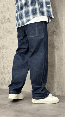 Jeans Balloon Belt Down