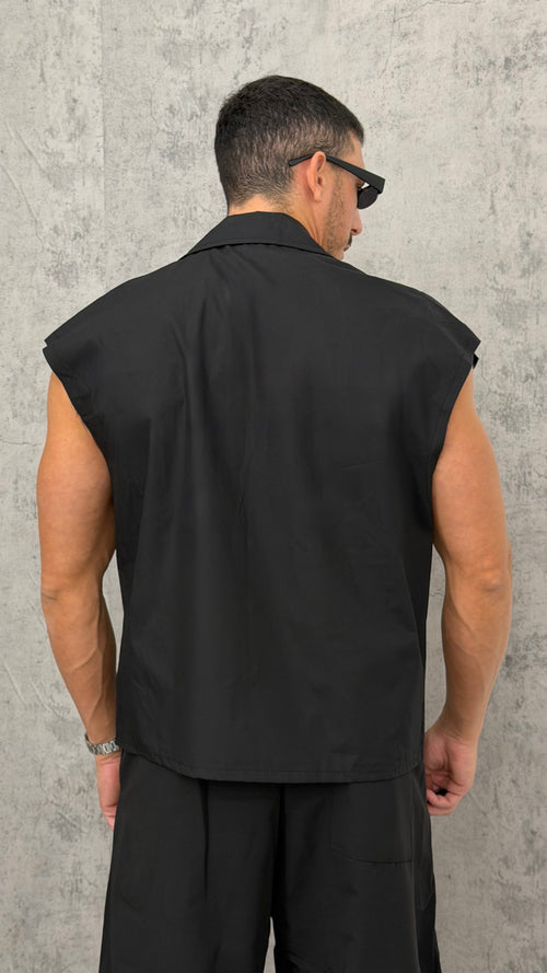 Camicia Smanicata Pearl Shine