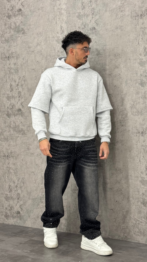 Felpa Layered Sleeve