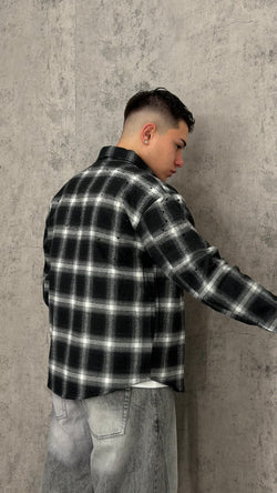 Camicia Check Spark Black