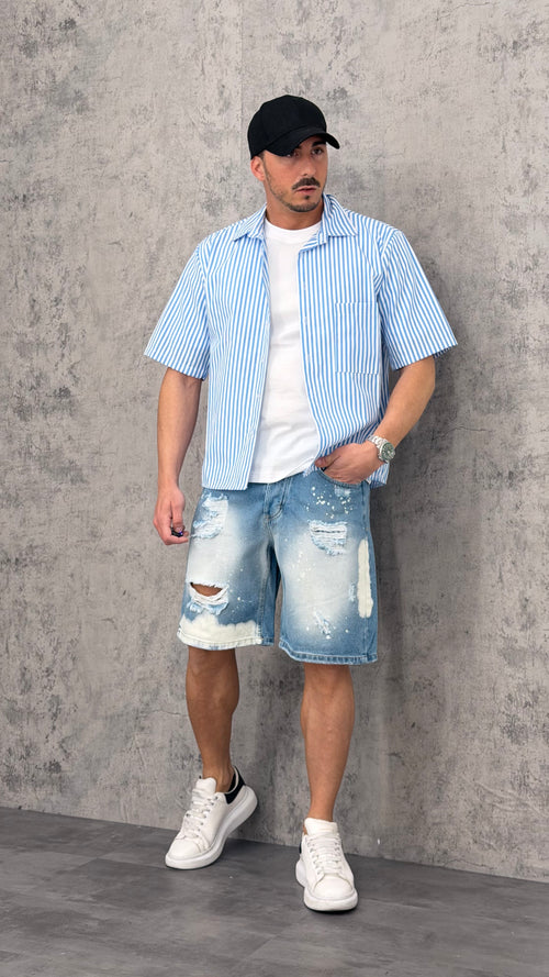 Pantaloncino Jeans Ice Wash