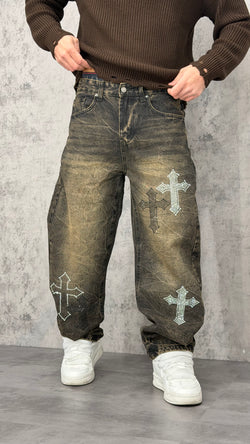Jeans Ballon Cross Shine