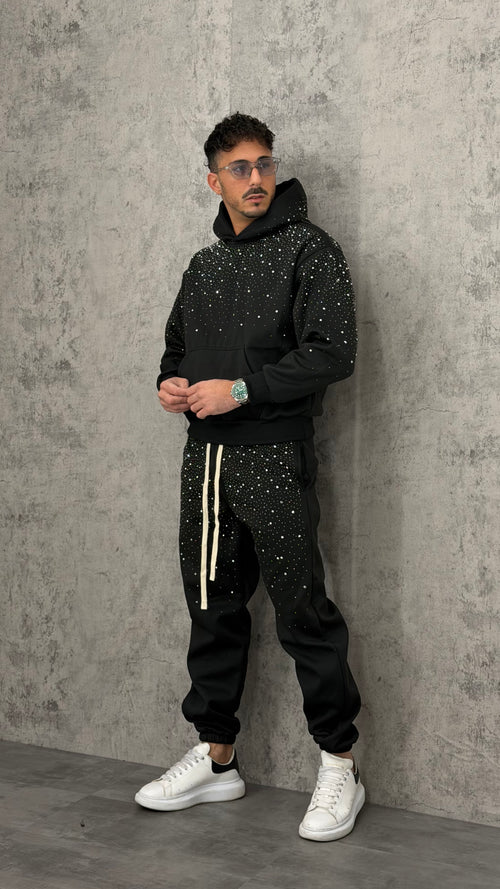 Coordinato Tuta Glitter Hood