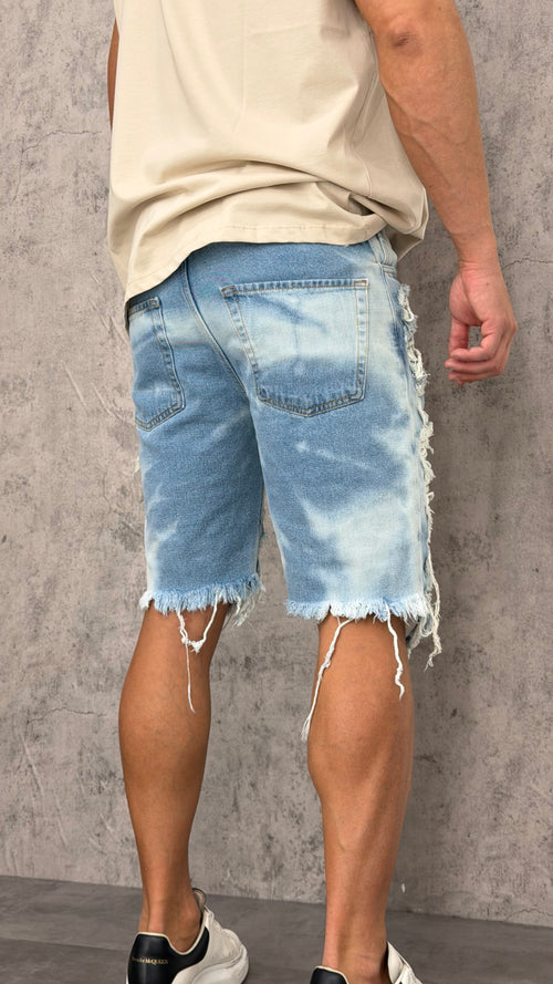 Pantaloncino Jeans Destroyed