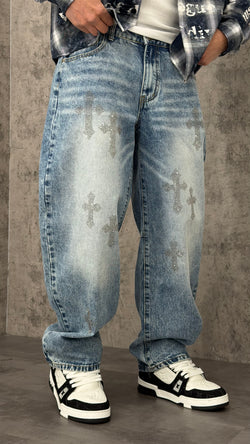 Jeans Balloon Cross Shine