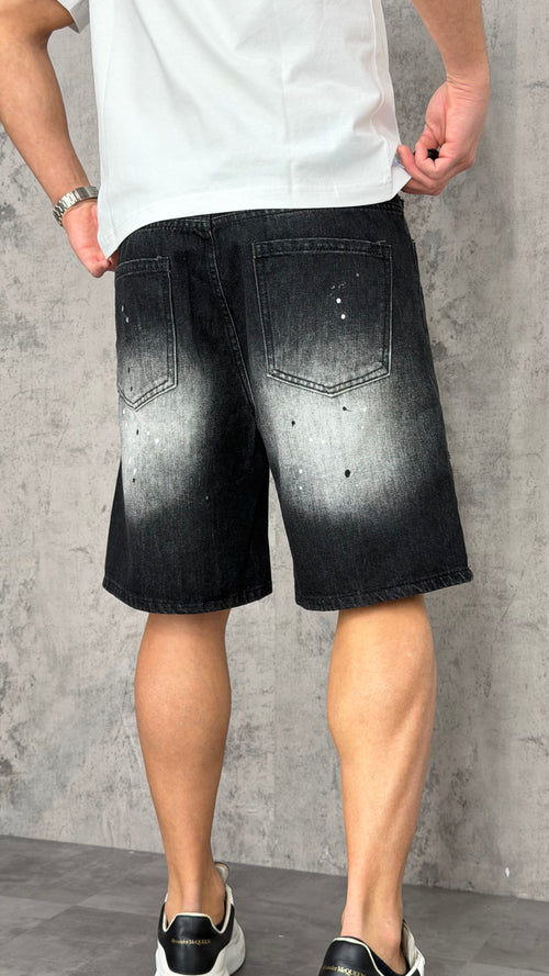 Pantaloncino Jeans Fade Zipped