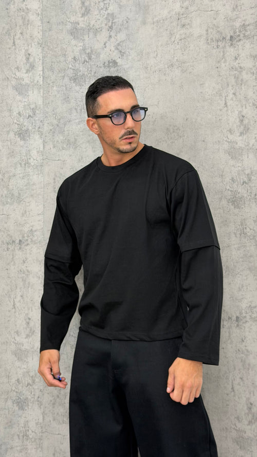 Maglia Longsleeve Overfit Crop
