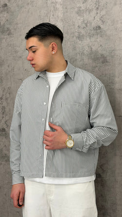Camicia Crop Lined Pocket