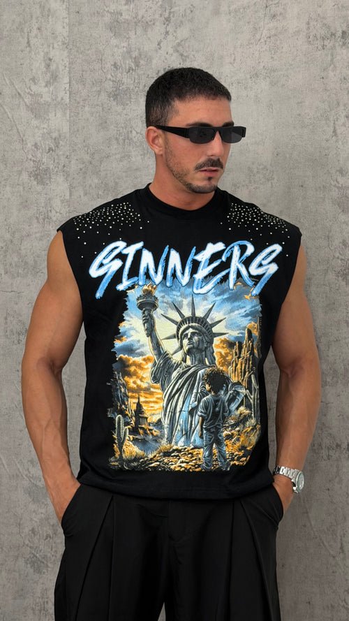 T-Shirt Smanicata Shine Sinners