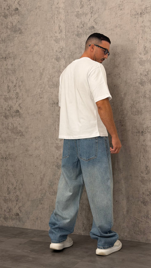 Jeans Balloon Shine Stripes