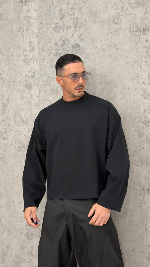 Maglia Longsleeve Crop Essential