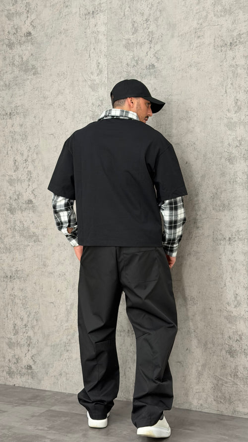 Maglia Long Sleeve Check Underlay