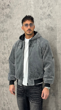 Pellicciotto Double Face Respect Grey