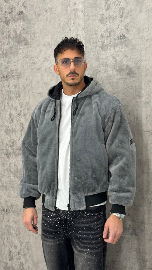 Pellicciotto Double Face Respect Grey