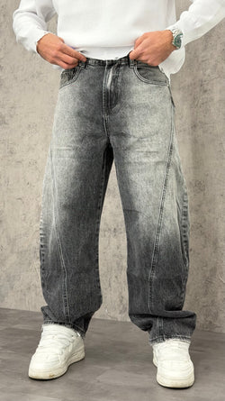 Jeans Balloon Split Leg