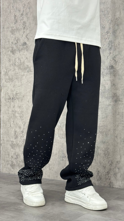 Pantalone Tuta Shiny Lace Wide