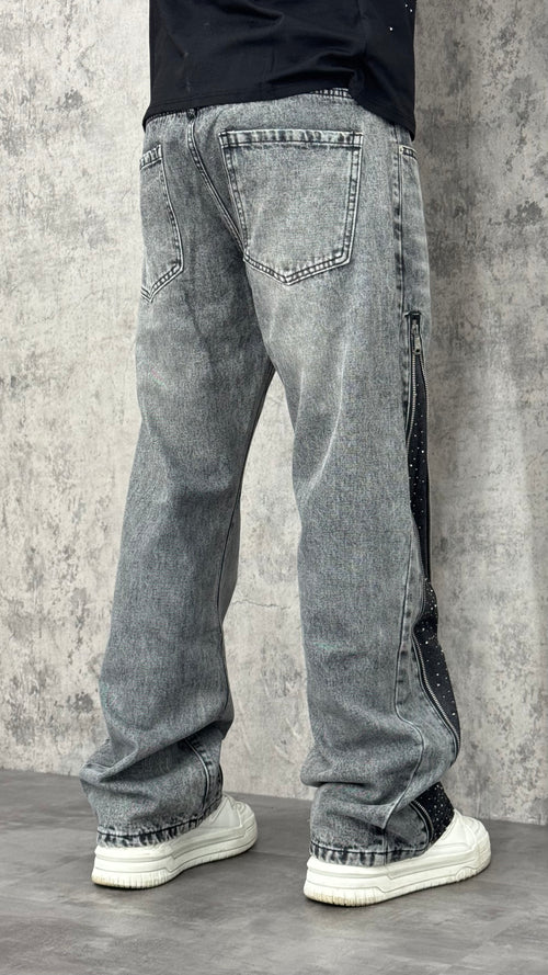 Jeans Flare Grey Spark