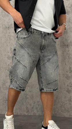 Pantaloncino Jeans Stitch Diamond