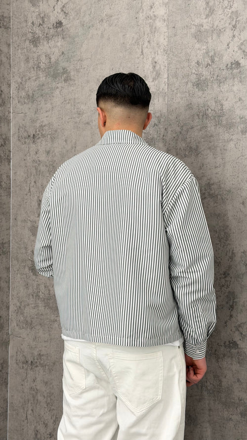 Camicia Crop Lined Pocket