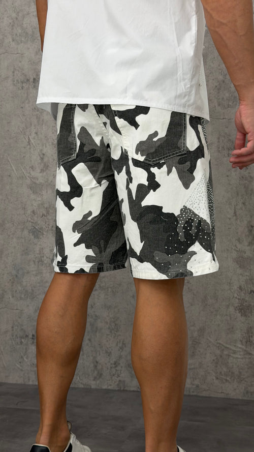 Pantaloncino Grey Military Shine