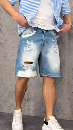 Pantaloncino Jeans Ice Wash