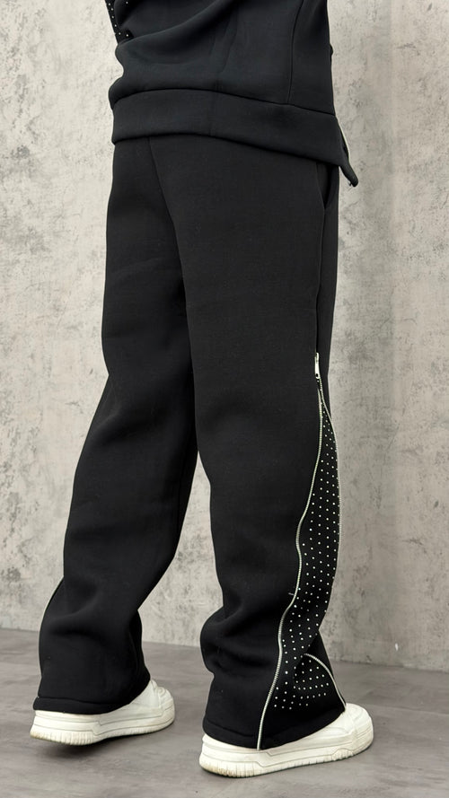 Pantalone Tuta Zip Shine Baggy