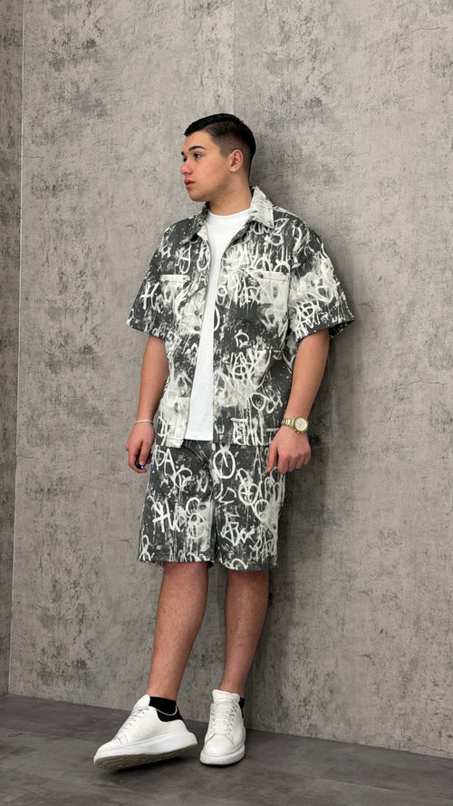 Coordinato Graffiti Grey