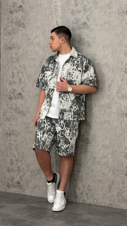 Coordinato Graffiti Grey