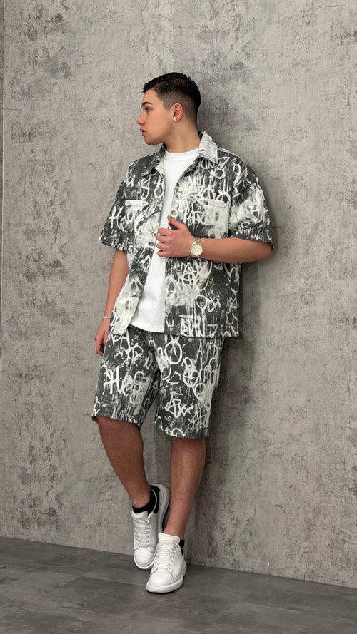 Coordinato Graffiti Grey